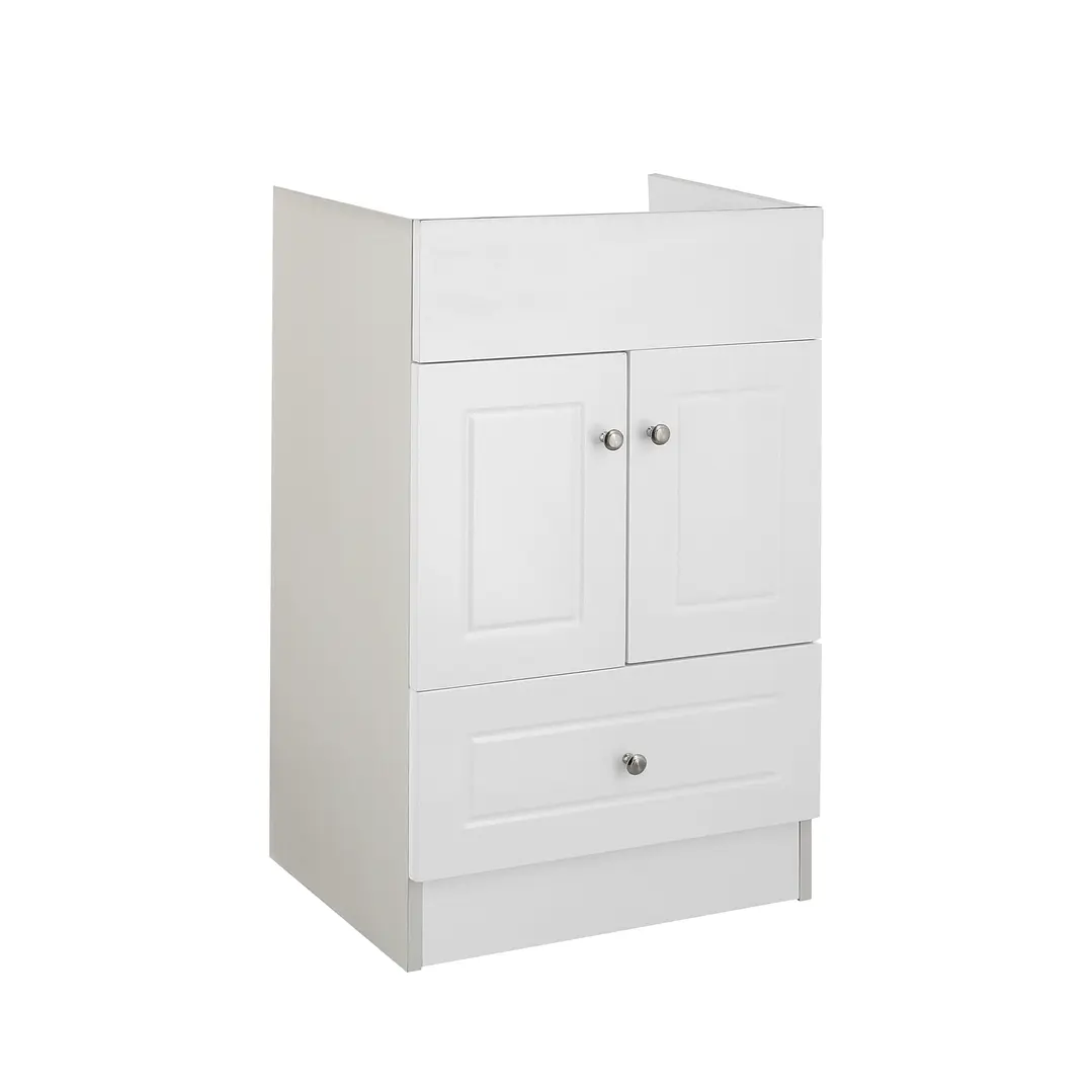Mueble Vanitorio Base Sin Cubierta Blanco Super Muebles 50PH (50x40x80cm) 3