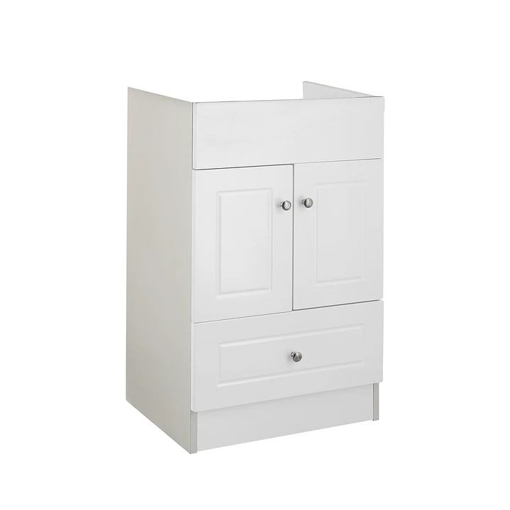 Mueble Vanitorio Base Sin Cubierta Blanco Super Muebles 50PH (50x40x80cm) 3