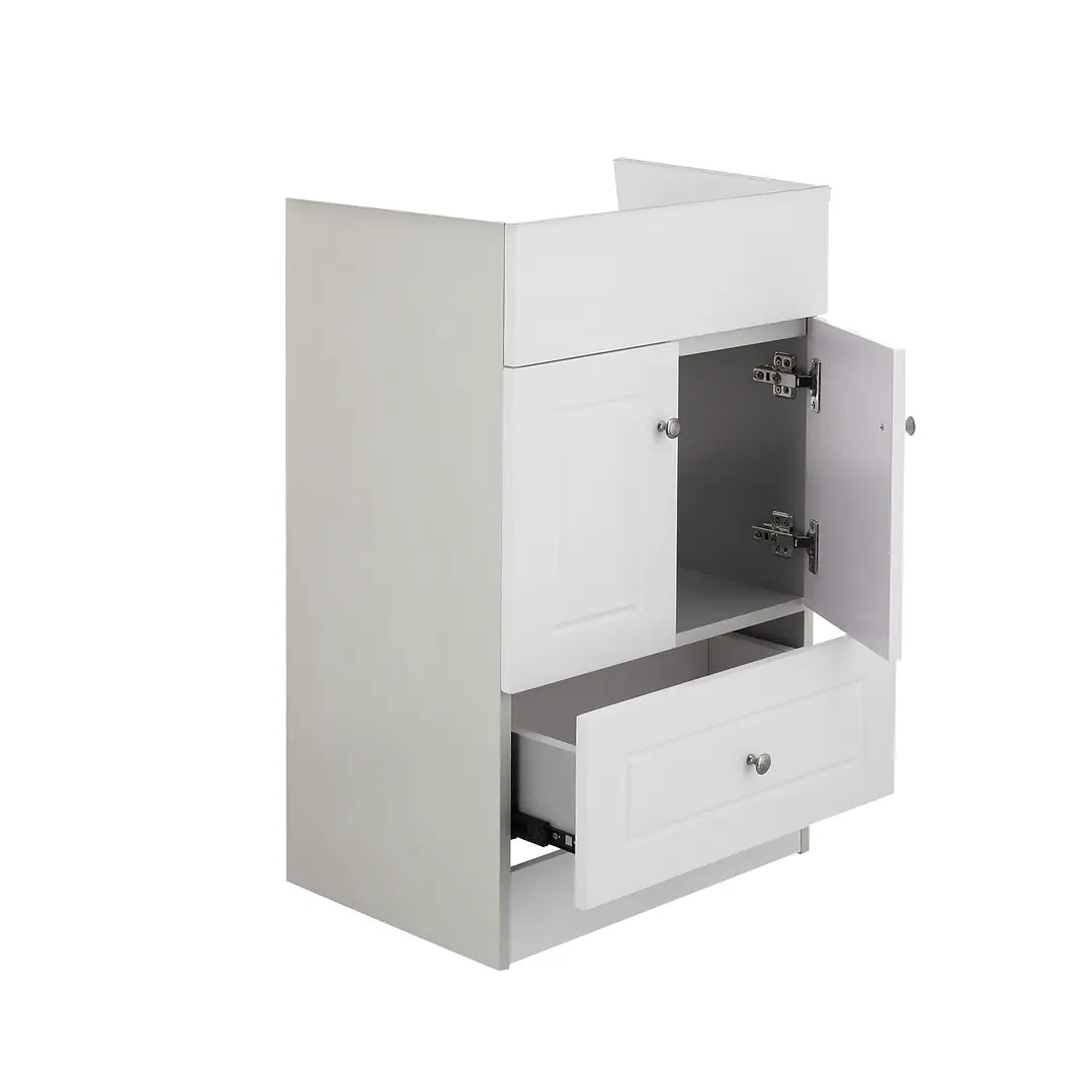 Mueble Vanitorio Base Sin Cubierta Blanco Super Muebles 50PH (50x40x80cm) 4