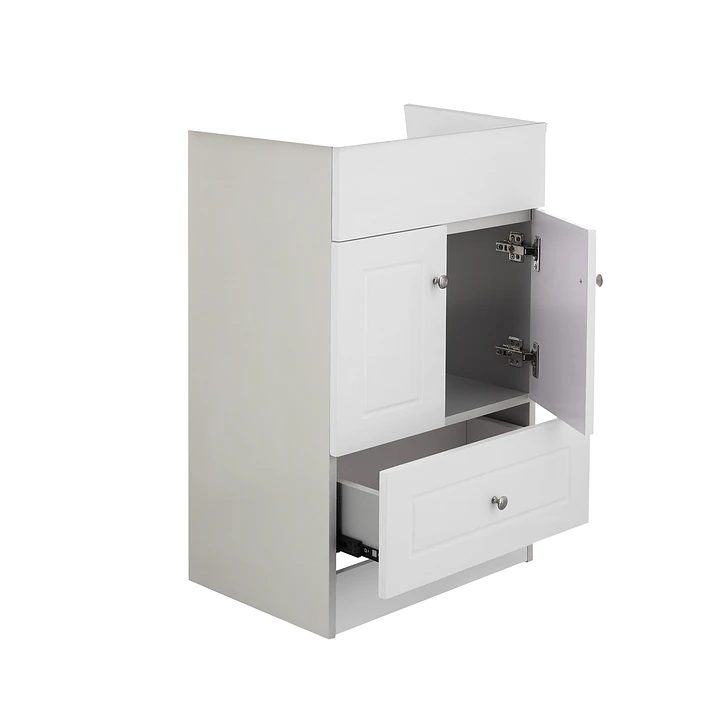 Mueble Vanitorio Base Sin Cubierta Blanco Super Muebles 50PH (50x40x80cm) 4