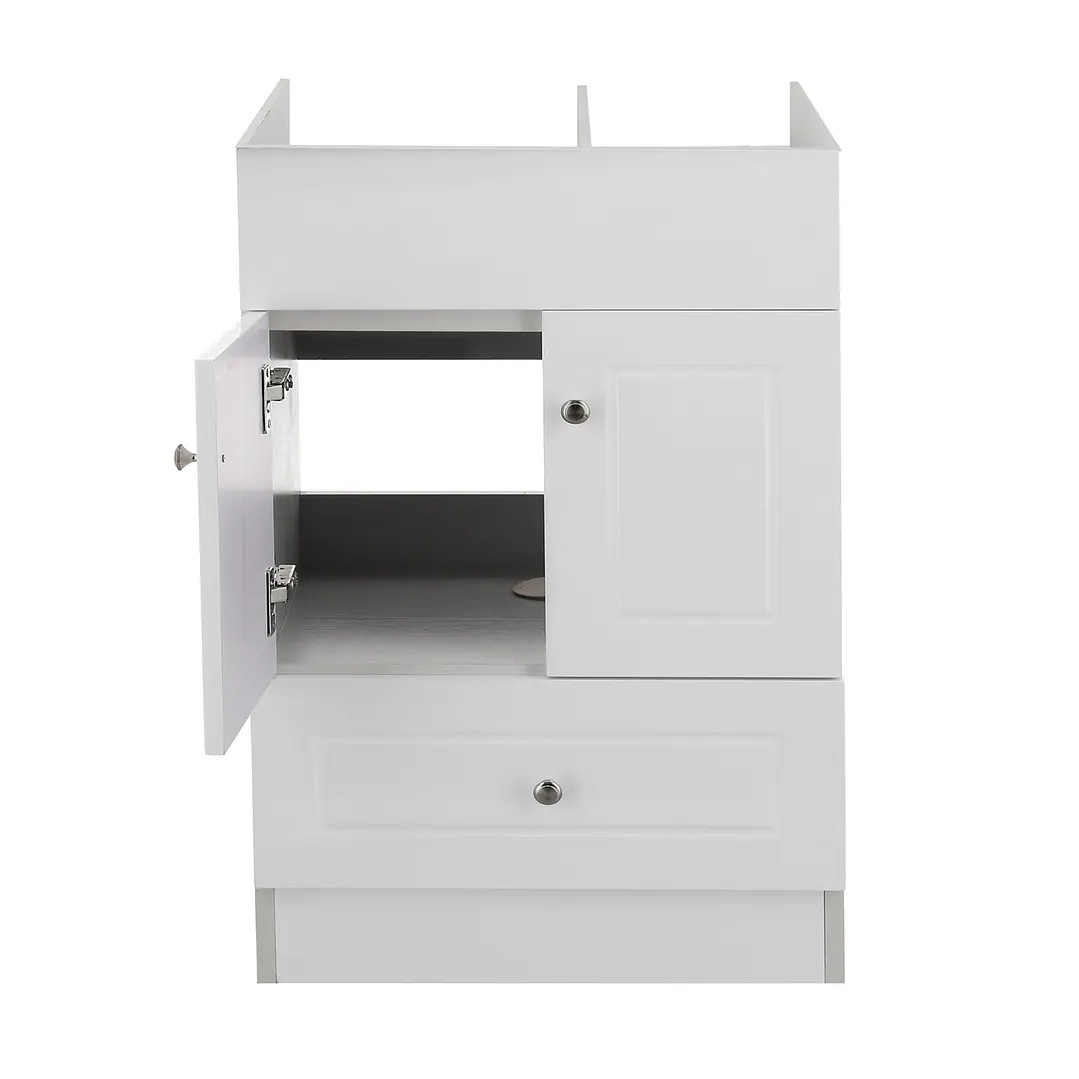 Mueble Vanitorio Base Sin Cubierta Blanco Super Muebles 60PH (60x45x80cm) 2