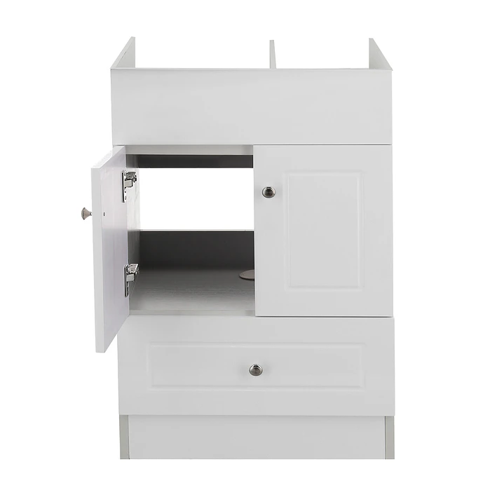 Mueble Vanitorio Base Sin Cubierta Blanco Super Muebles 60PH (60x45x80cm) 2