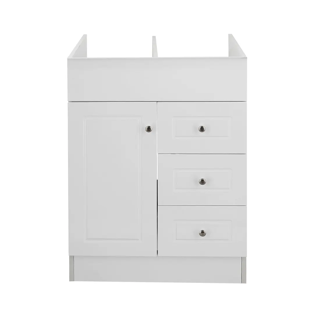 Mueble Vanitorio Base Sin Cubierta Blanco Super Muebles 60PHN (60x45x80cm) 1