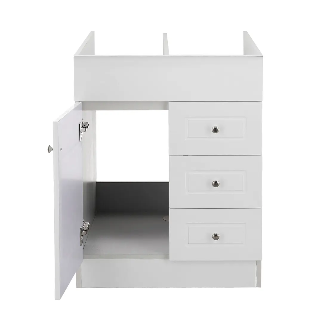Mueble Vanitorio Base Sin Cubierta Blanco Super Muebles 60PHN (60x45x80cm) 2