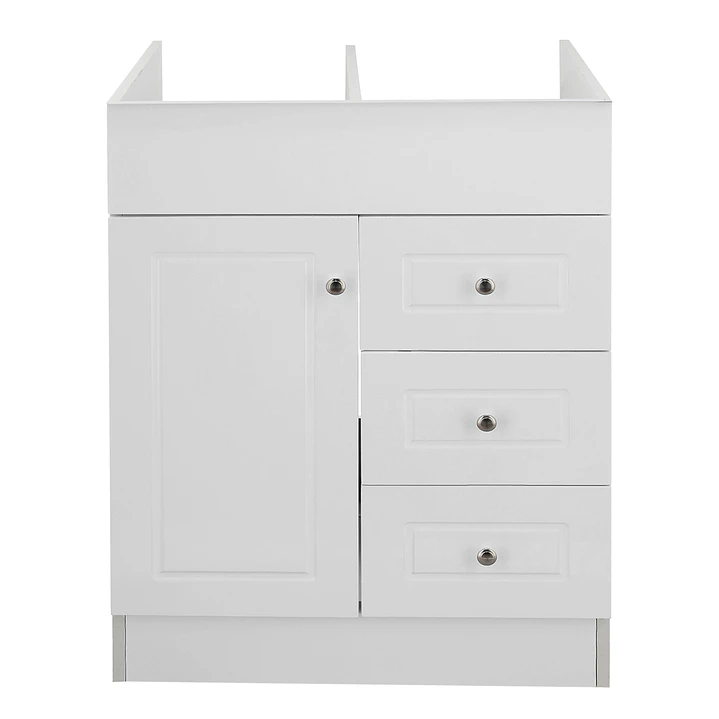Mueble Vanitorio Base Sin Cubierta Blanco Super Muebles 70PHN (70x45x80cm) 1