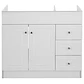 Mueble Vanitorio Base Sin Cubierta Blanco Super Muebles SM100PHDB (100x45x80cm) - Miniatura 1