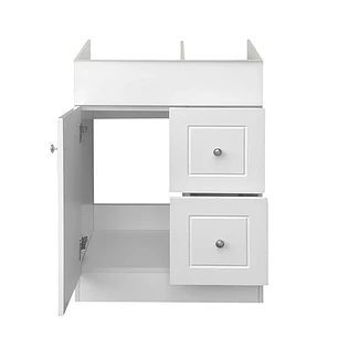 Mueble Vanitorio Base Sin Cubierta Blanco Super Muebles SMBPA60 (60x39x80cm)