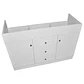 Mueble Vanitorio Base Sin Cubierta Blanco Super Muebles SMD120 (120x47x80cm) - Miniatura 1