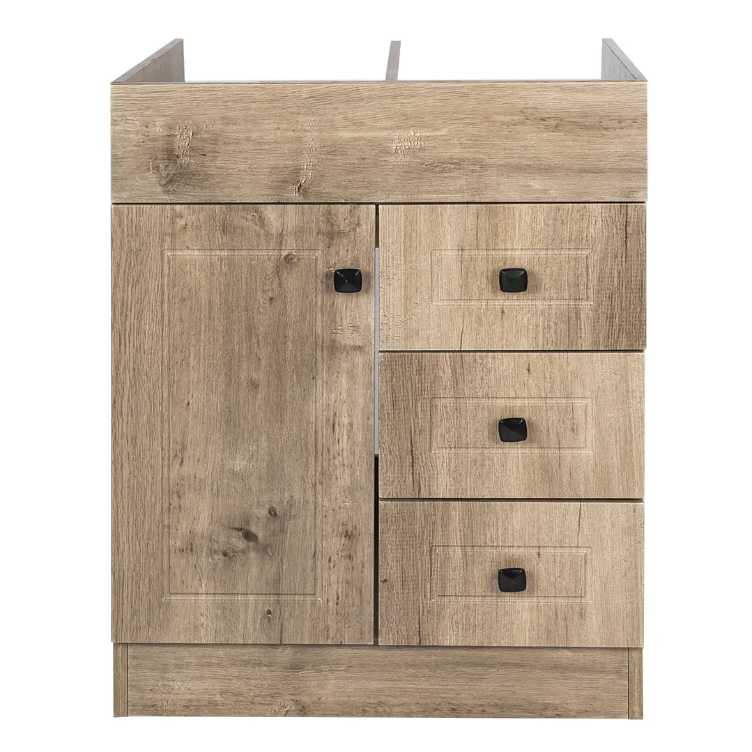 Mueble Vanitorio Base Sin Cubierta Wood Super Muebles 70PHNW (70x45x80cm) 1