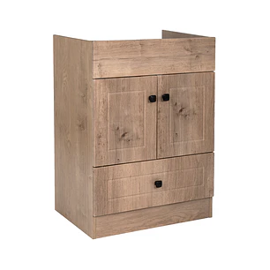 Mueble Vanitorio Base Sin Cubierta Wood Super Muebles 60PHW (60x47x80cm)