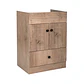 Mueble Vanitorio Base Sin Cubierta Wood Super Muebles 60PHW (60x47x80cm) - Miniatura 2