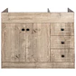 Mueble Vanitorio Base Sin Cubierta Wood Super Muebles SM120PHDW (120x45x80cm) - Miniatura 1