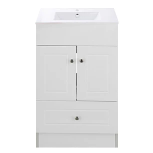Mueble Vanitorio + Cubierta de Loza Plana Super Muebles 50PHC (50x40x80cm)