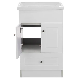 Mueble Vanitorio + Cubierta de Loza Relieve Super Muebles 50PHF (50x40x80cm)