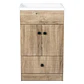 Mueble Vanitorio + Cubierta de Loza Relieve Super Muebles 50PHWF (50x40x80cm) - Miniatura 1
