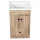 Mueble Vanitorio + Cubierta de Loza Relieve Super Muebles 50PHWF (50x40x80cm) - Miniatura 2
