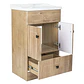 Mueble Vanitorio + Cubierta de Loza Relieve Super Muebles 50PHWF (50x40x80cm) - Miniatura 5
