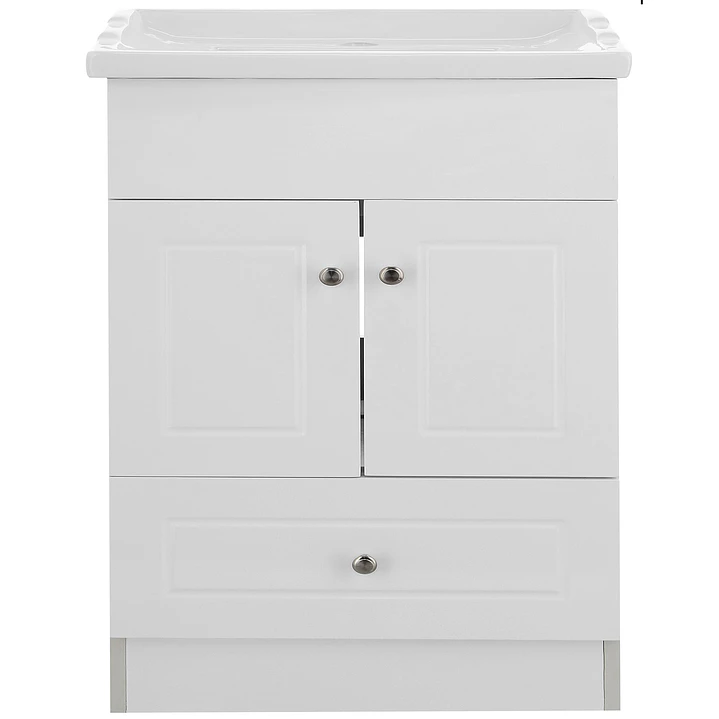 Mueble Vanitorio + Cubierta de Loza Relieve Super Muebles 60PHF (60x47x80cm) 1