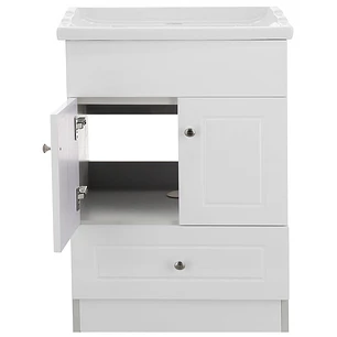 Mueble Vanitorio + Cubierta de Loza Relieve Super Muebles 60PHF (60x47x80cm)