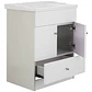 Mueble Vanitorio + Cubierta de Loza Relieve Super Muebles 60PHF (60x47x80cm) - Miniatura 4