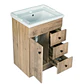 Mueble Vanitorio + Cubierta de Loza Relieve Super Muebles 60PHNWF (60x47x80cm) - Miniatura 4