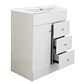 Mueble Vanitorio + Cubierta de Loza Plana Super Muebles 60PHNP (60x47x80cm) - Miniatura 3