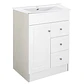 Mueble Vanitorio + Cubierta de Loza Plana Super Muebles 60PHNP (60x47x80cm) - Miniatura 4
