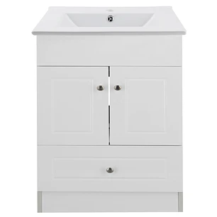 Mueble Vanitorio + Cubierta de Loza Plana Super Muebles 60PHP (60x47x80cm)