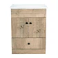 Mueble Vanitorio + Cubierta de Loza Relieve Super Muebles 60PHWF (60x47x80cm) - Miniatura 1