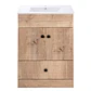 Mueble Vanitorio + Cubierta de Loza Plana Super Muebles 60PHWP (60x47x80cm) - Miniatura 1