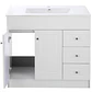 Mueble Vanitorio + Cubierta de Loza Plana Super Muebles SM120PHDBP (120x47x80cm) - Miniatura 2