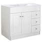 Mueble Vanitorio + Cubierta de Loza Plana Super Muebles SM120PHDBP (120x47x80cm) - Miniatura 3