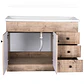 Mueble Vanitorio + Cubierta de Loza Relieve Super Muebles SM120PHWF (120x47x80cm) - Miniatura 4