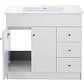 Mueble Vanitorio + Cubierta de Loza Plana Super Muebles SM100PHDBP (100x47x80cm) - Miniatura 3