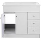Mueble Vanitorio + Cubierta de Loza Relieve Super Muebles SM100PHDBF (100x47x80cm) - Miniatura 2
