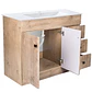 Mueble Vanitorio + Cubierta de Loza Plana Super Muebles SM100PHWP (100x47x80cm) - Miniatura 4