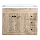Mueble Vanitorio + Cubierta de Loza Relieve Super Muebles SM100PHWF (100x47x80cm) - Miniatura 1