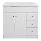 Mueble Vanitorio + Cubierta de Loza Relieve Super Muebles B80PHDF-B (80x47x80cm) - Miniatura 1