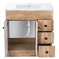 Mueble Vanitorio + Cubierta de Loza Relieve Super Muebles B80PHWP (80x47x80cm) - Miniatura 2