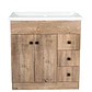 Mueble Vanitorio + Cubierta de Loza Relieve Super Muebles B80PHWF (80x47x80cm) - Miniatura 1