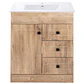 Mueble Vanitorio + Cubierta de Loza Plana Super Muebles 70PHNWP (70x47x80cm) - Miniatura 1