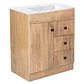 Mueble Vanitorio + Cubierta de Loza Plana Super Muebles 70PHNWP (70x47x80cm) - Miniatura 3