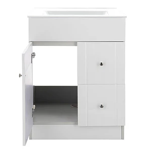 Mueble Vanitorio + Cubierta de Loza Plana Super Muebles BPA60CP (60x40x80cm)