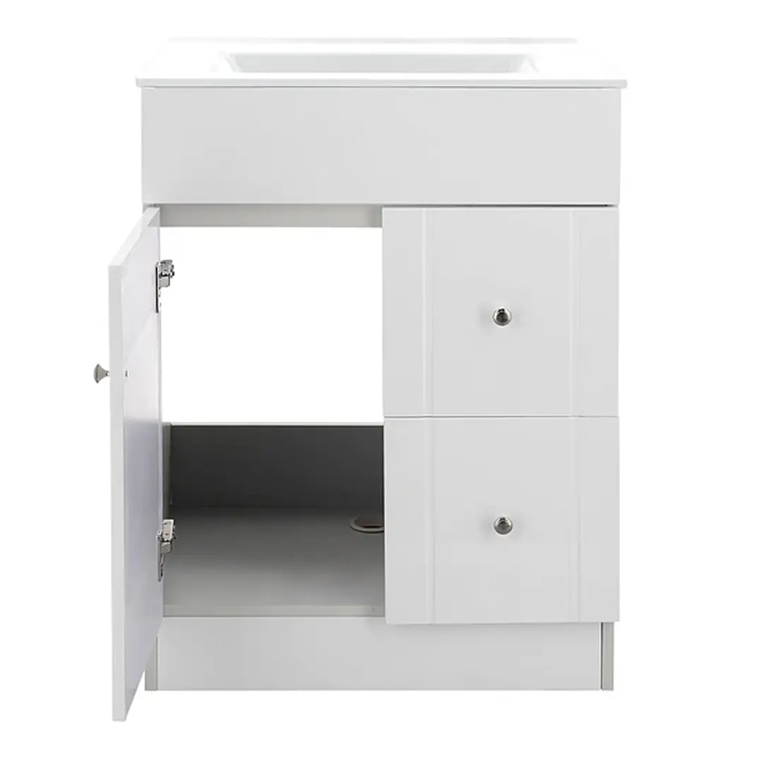 Mueble Vanitorio + Cubierta de Loza Plana Super Muebles BPA60CP (60x40x80cm) 2