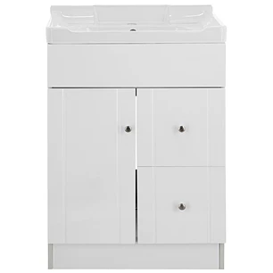 Mueble Vanitorio + Cubierta de Loza Relieve Super Muebles BPA60AF (60x40x80cm)