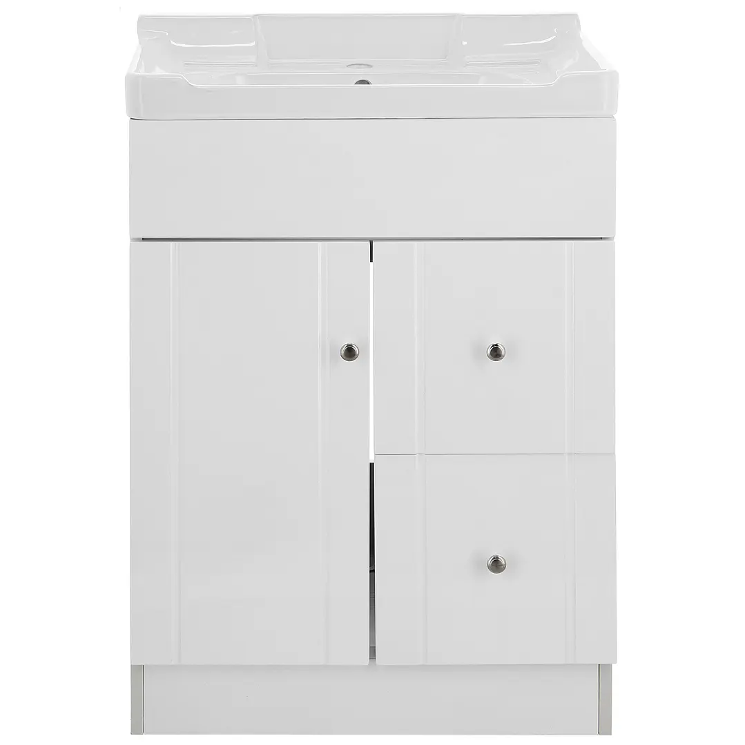 Mueble Vanitorio + Cubierta de Loza Relieve Super Muebles BPA60AF (60x40x80cm) 1
