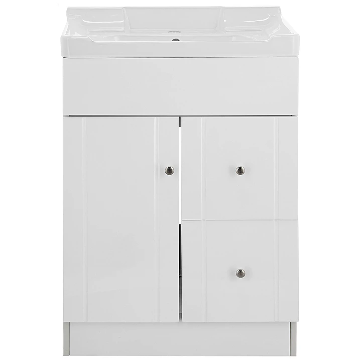 Mueble Vanitorio + Cubierta de Loza Relieve Super Muebles BPA60AF (60x40x80cm) 1