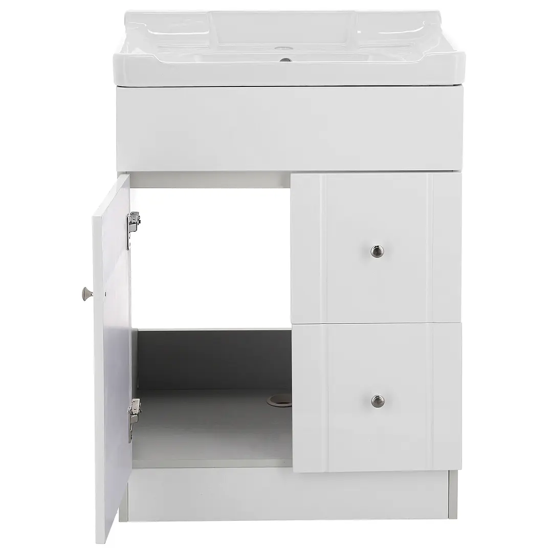 Mueble Vanitorio + Cubierta de Loza Relieve Super Muebles BPA60AF (60x40x80cm) 3