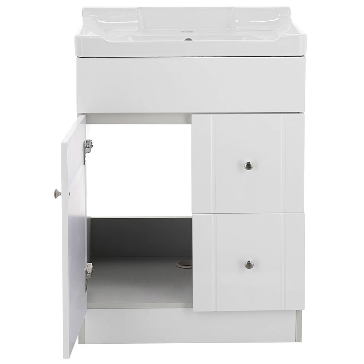 Mueble Vanitorio + Cubierta de Loza Relieve Super Muebles BPA60AF (60x40x80cm) 3
