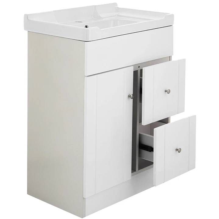 Mueble Vanitorio + Cubierta de Loza Relieve Super Muebles BPA60AF (60x40x80cm) 4